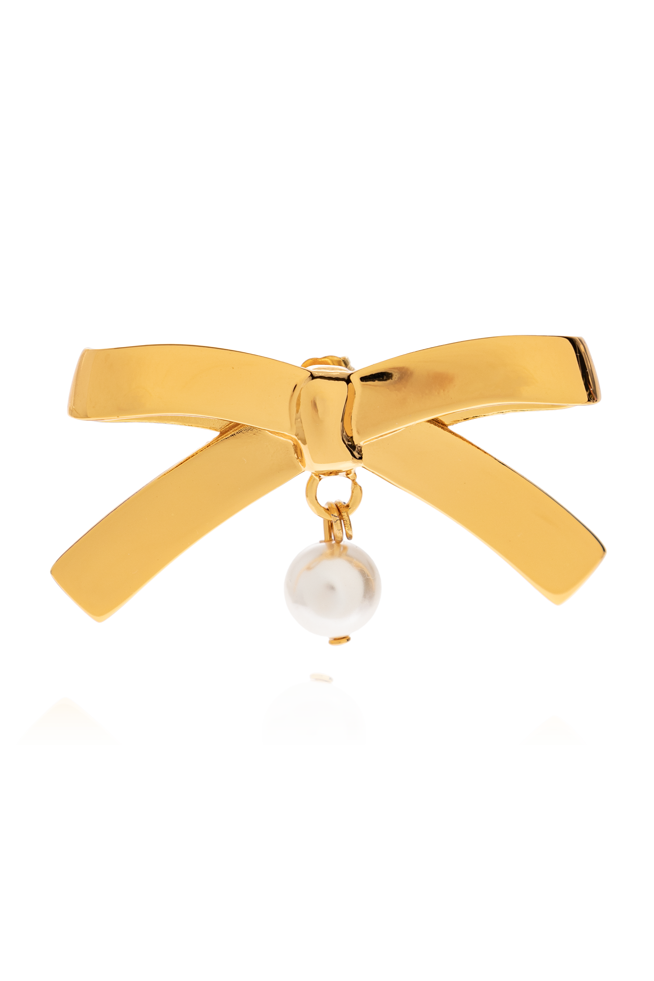 【関税込み】Moschino ゴールド＆ホワイト Bow イヤリング $_12.JPG?set_id=880000500F